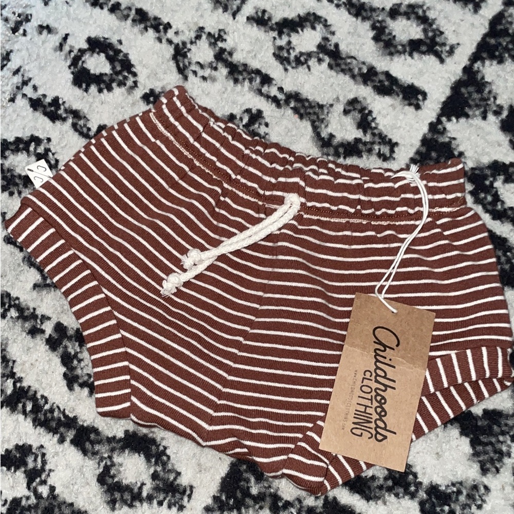 Childhoods clothing acorn stripe shorties